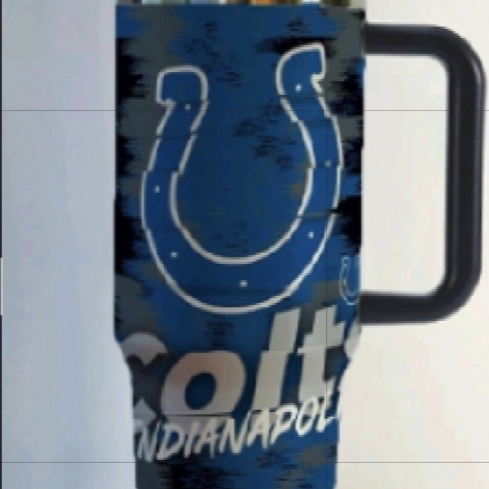 Indianapolis Colts Blue Travel Tumbler